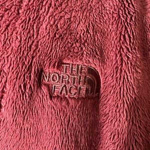 Burgundy Maroon North Face Fuzzy Soft Jacket